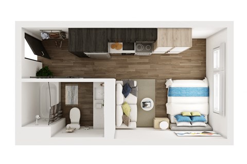 KEEL, Studio, 1 Bath at Marina Square, Bremerton, 98337